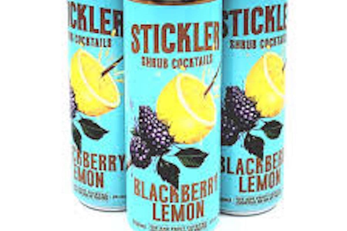STICKLER SHRUB BLACKBERRY & LEMON COCKTAIL 4 CANS (4 x 355ML)