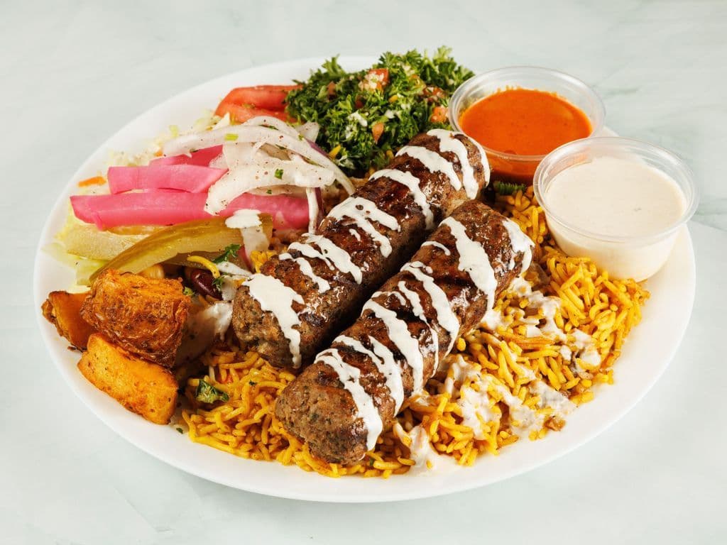 Lamb Kofta Platter