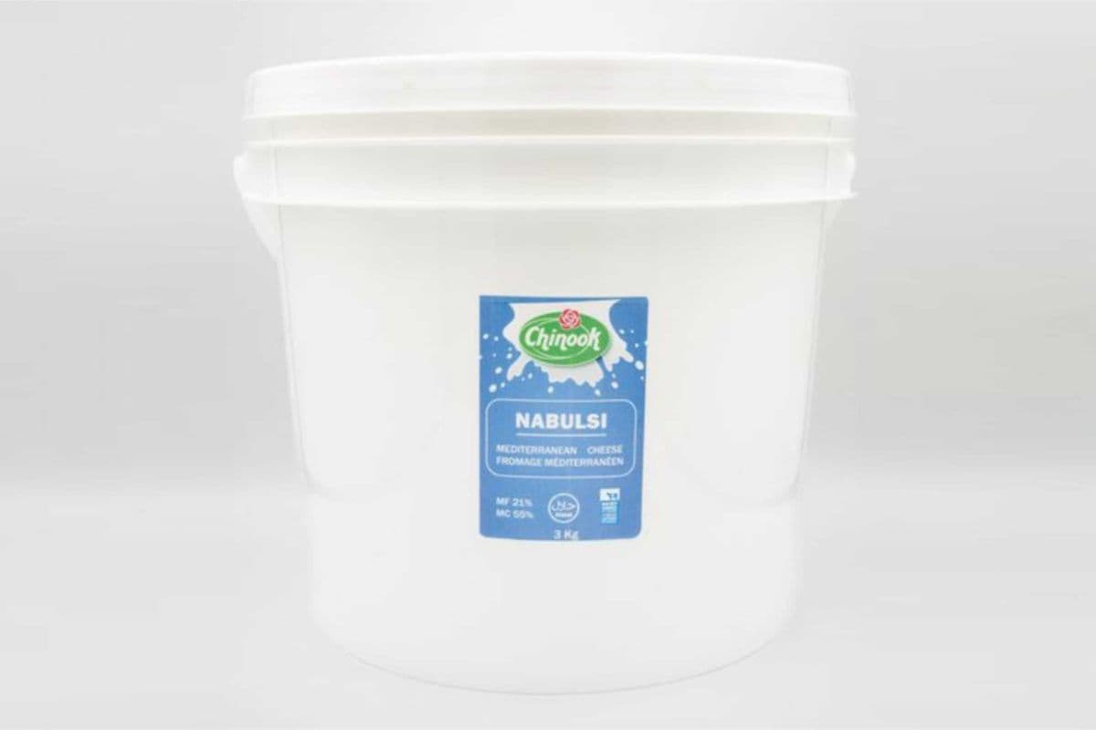 Nabulsi Cheese Pail - Traditional Mediterranean Cheese, 3 KG (3 kg)
