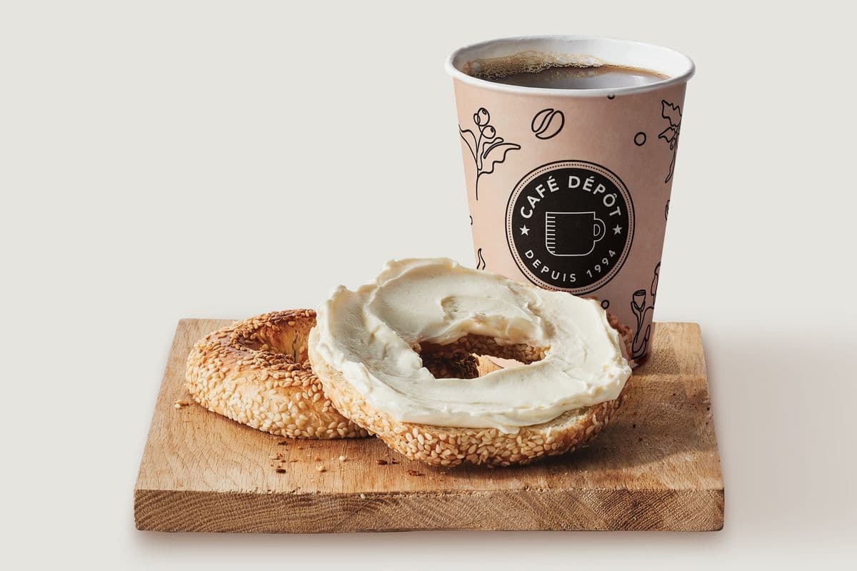 Combo bagel au fromage à la crème / Cream Cheese Bagel Combo