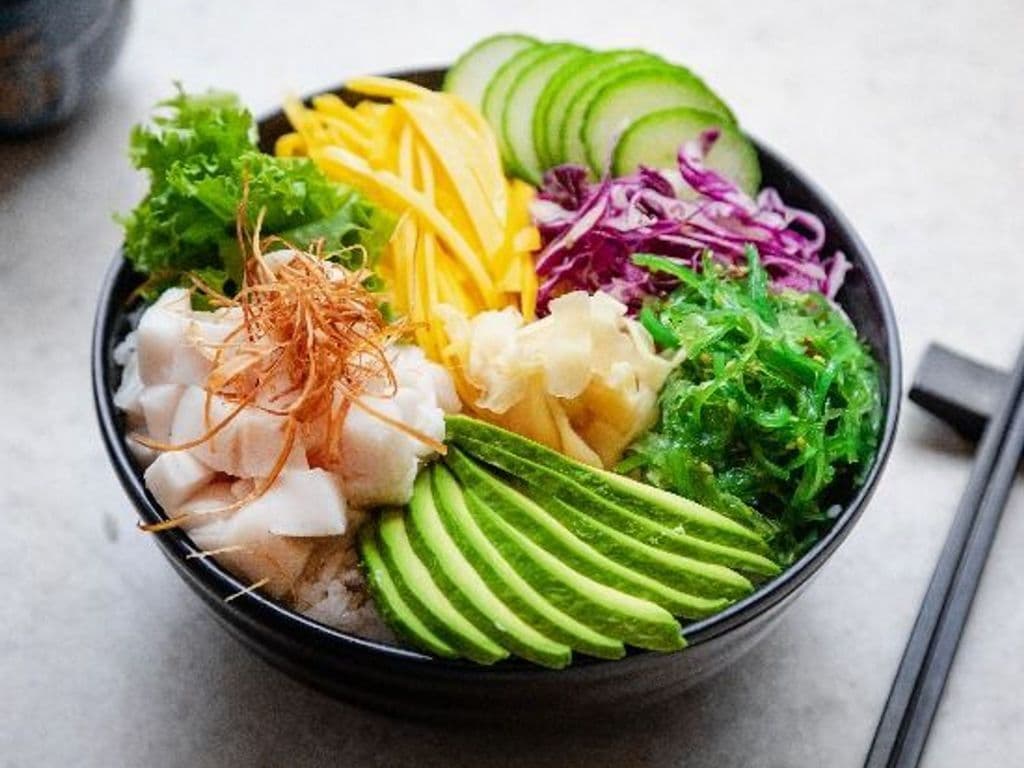 Seared White Tuna Bowl