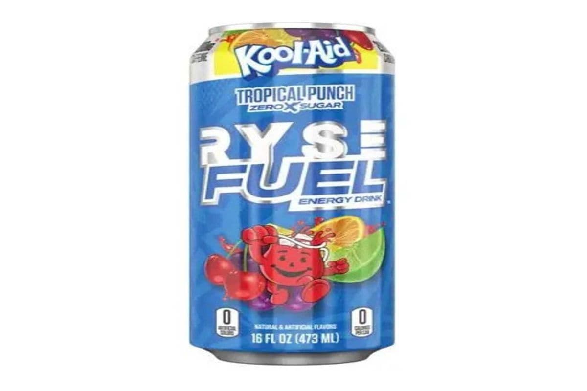 Ryse Energy Drink Kool-Aid Tropical Punch Flavor (Sugar Free) (473ml) (0 Cal)