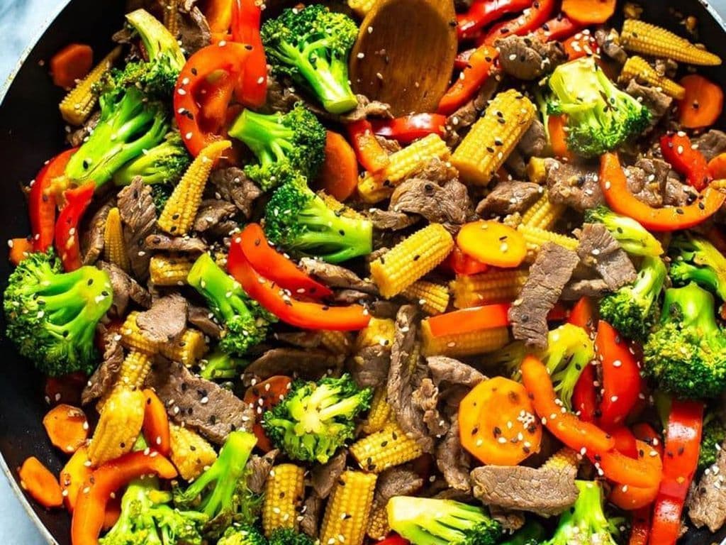 Angus Beef Stir Fry (Large Portion)