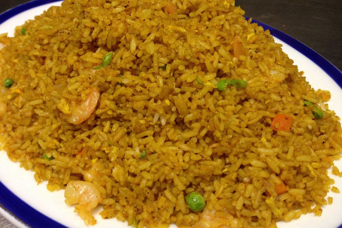 156. Singapore Fried Rice (Curry)