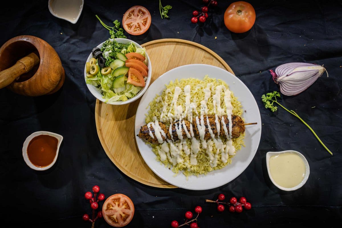 Shish Tawook Plate