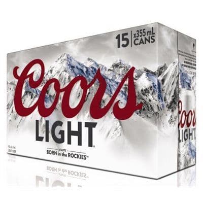 Coors Light (15 x 355 ml)