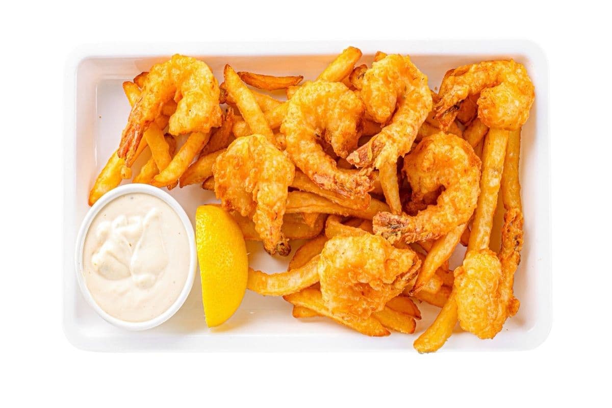 Shrimps (8pcs) and Chips