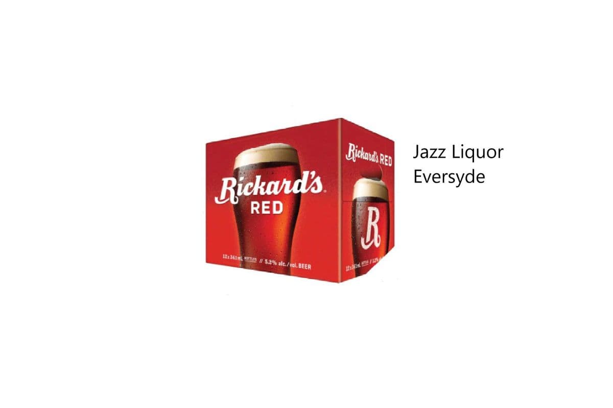 RICKARD'S RED BOTTLES (1 x 12×341ML)