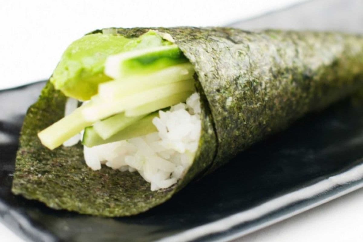 Avocado Cucumber Hand Roll