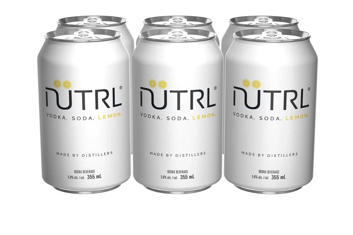 Nutrl Vodka Lemon 6 CANS (6 x 355ML)