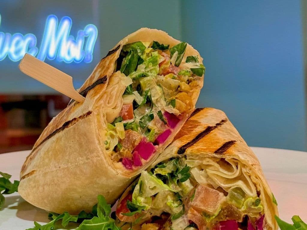 Toum Shawarma Wrap