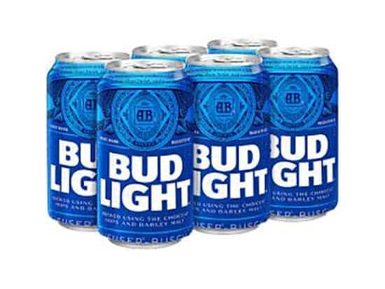 Bud Light 6can, 355mL domestic (4.0% ABV)