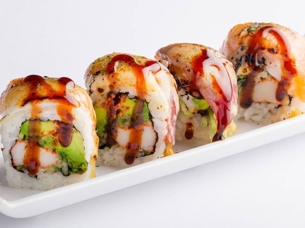 SM14 Torched Rainbow Roll (6 pcs)