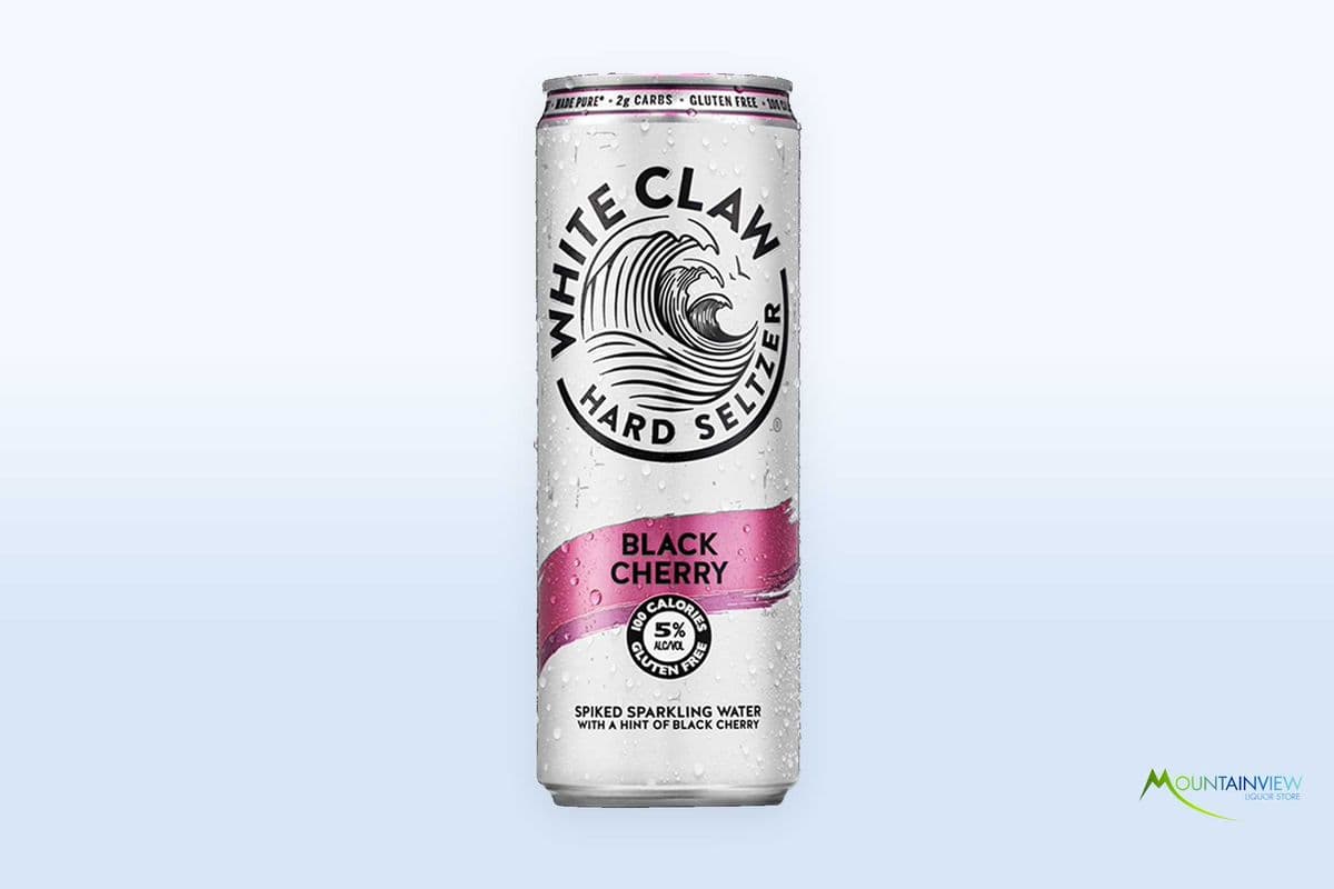 White Claw Black Cherry Hard Seltzer (6 pack) (6 x 355ml)