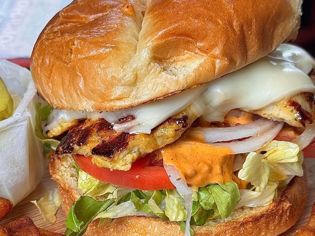 Burger au Poulet Piri Piri