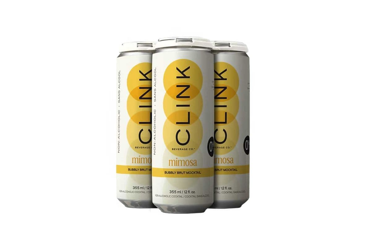 Clink Mimosa Bubbly Brut Style Vodka Cocktail (4 Cans) (1 x 4x355ML)