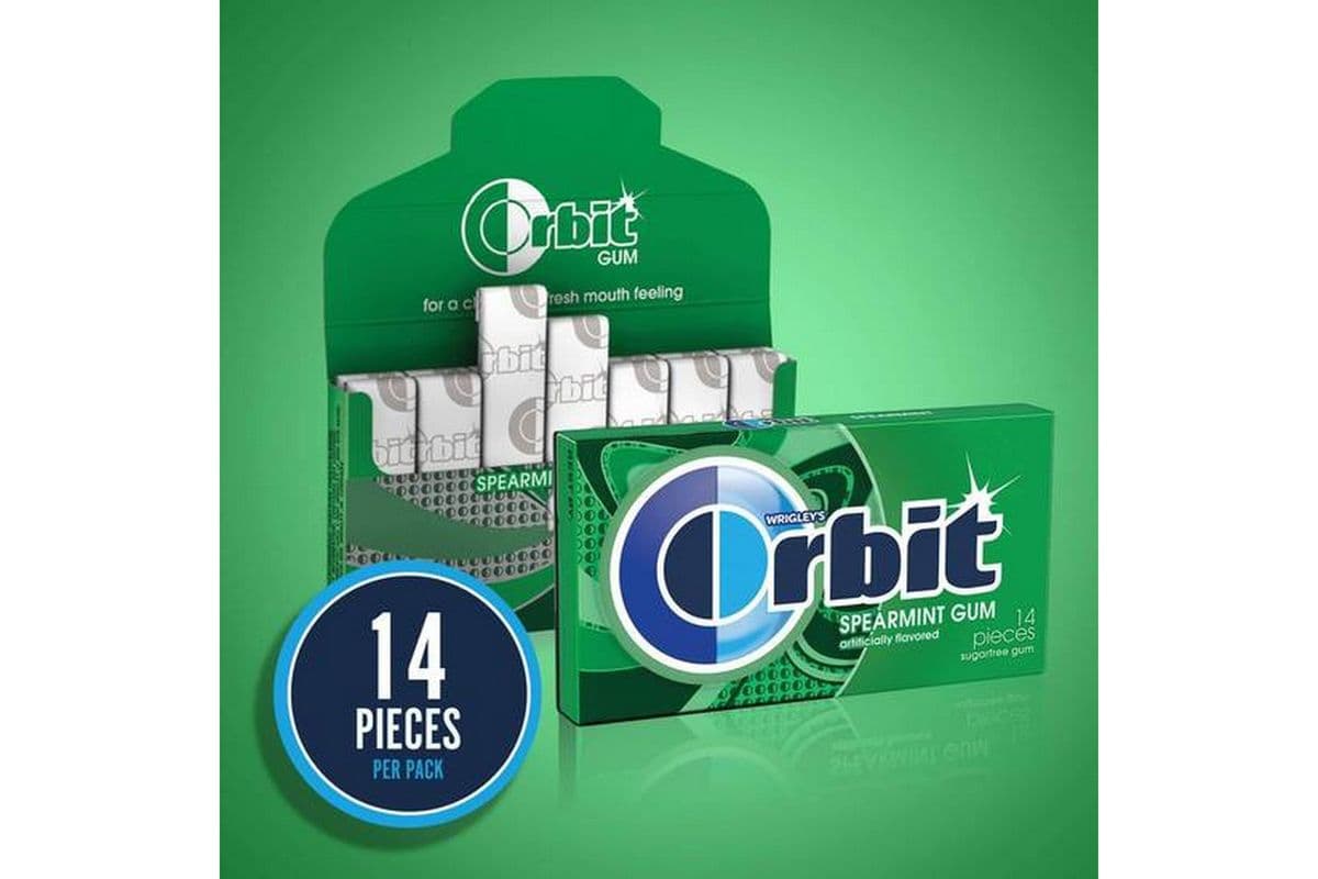 Orbit Spearmint Gum (14 pcs)