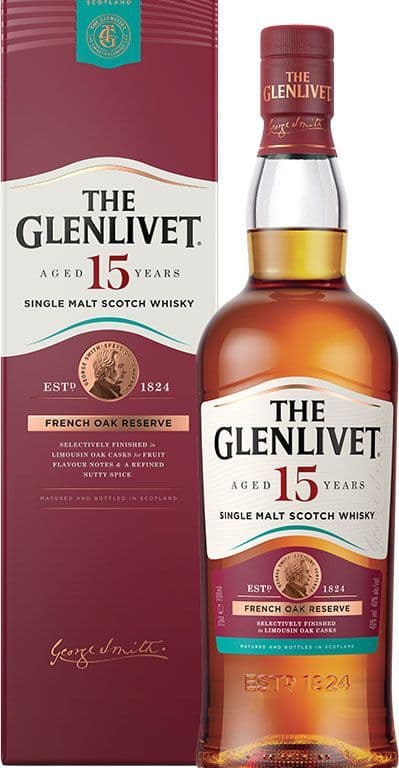 Glenlivet 15 Year Old French Oak Reser, 750 ml