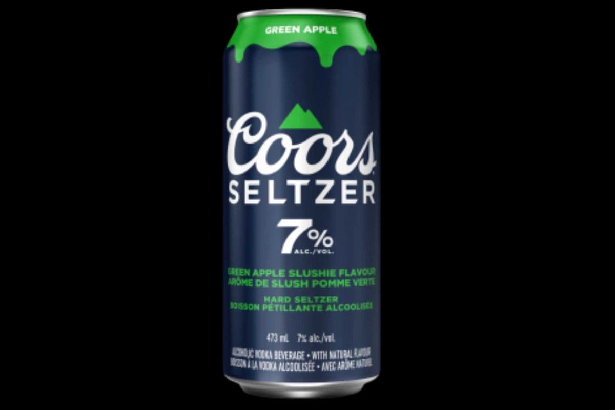 Coors Seltzer Green Apple Slushie (1 x 473 ml)
