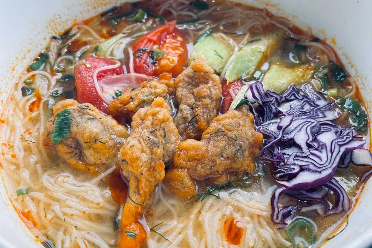Bun Cha Ca - Dill Fish Cakes Tamarind Soup BYOP (4 servings)
