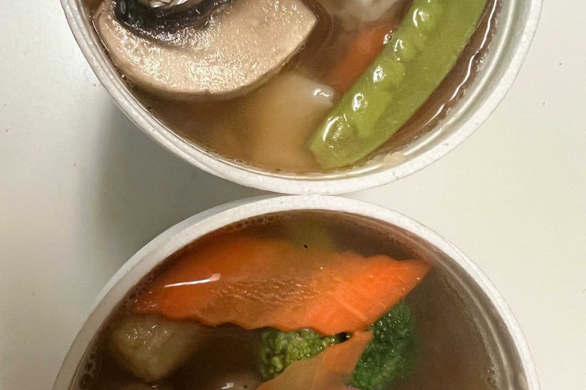 12. Wor Wonton Soup ( Large) (32oz container for 2 cups)