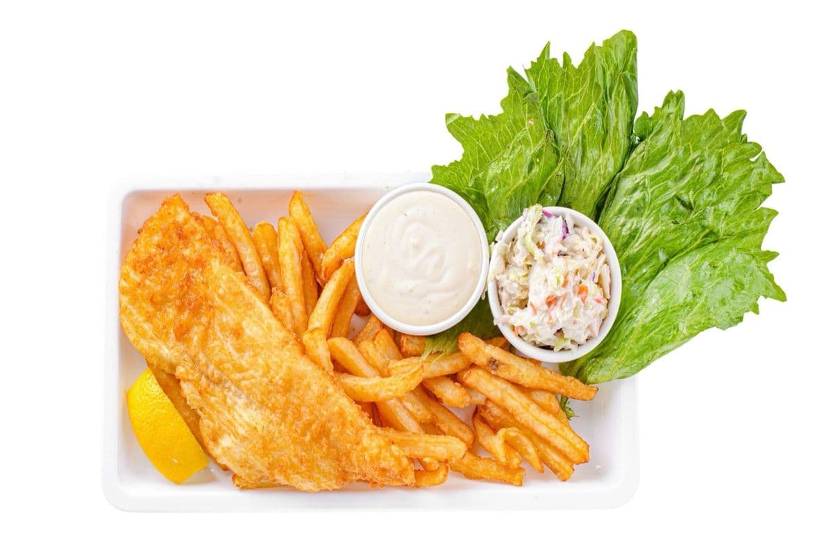 Cod Fish and BATTERED Crispy Chips