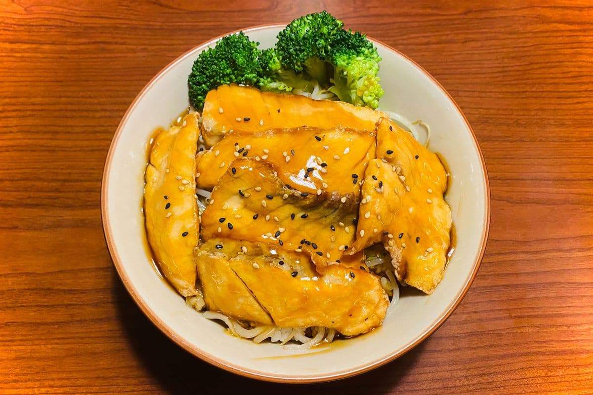 Salmon Teriyaki Don
