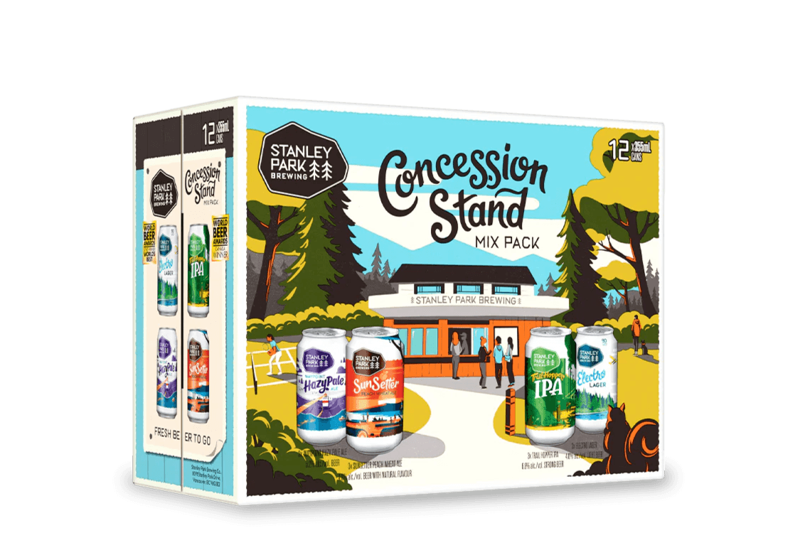 Stanley Park Concession Stand Can Mixed Pack (12 x 355ML)