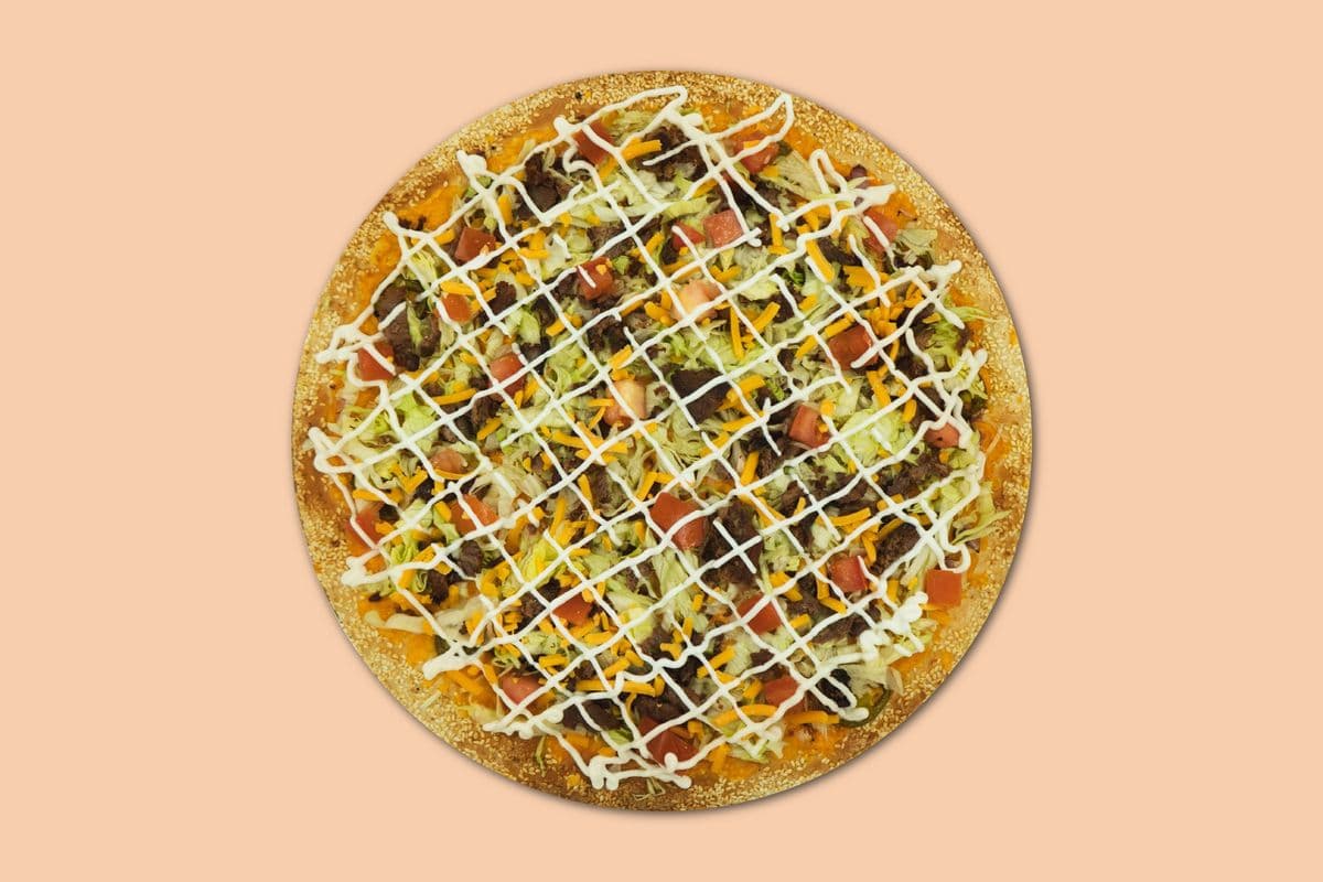 30A. 8" Personal Beef Taco Pizza