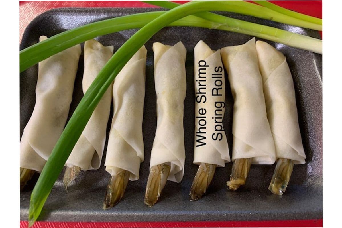 WHOLE SHRIMP SPRING ROLLS (1 lb)