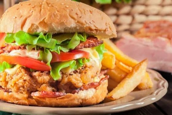 43. Veggie Burger Combo