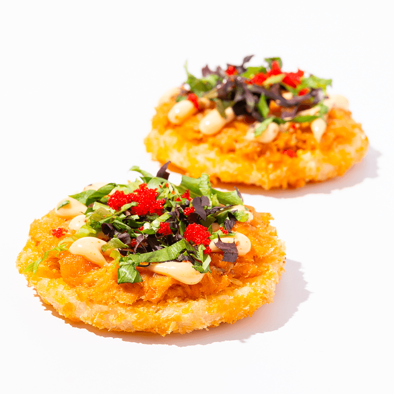 SUSHI PIZZA DUO DE SAUMON / SALMON DUO SUSHI PIZZA