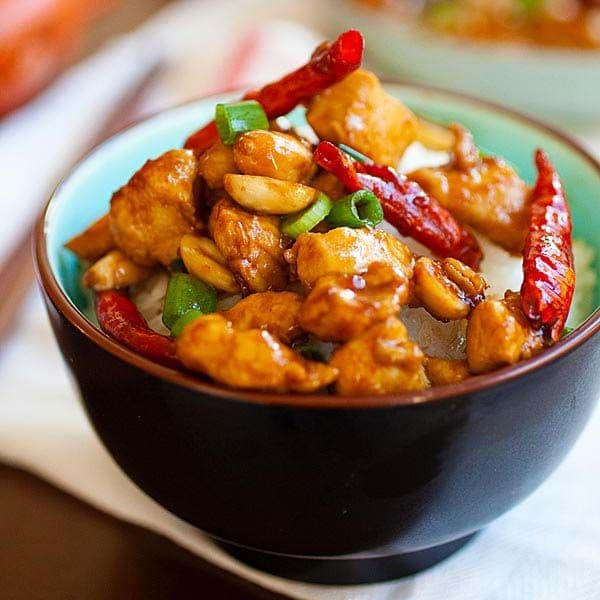 Kung Pao Mix Vegetables with Peanuts