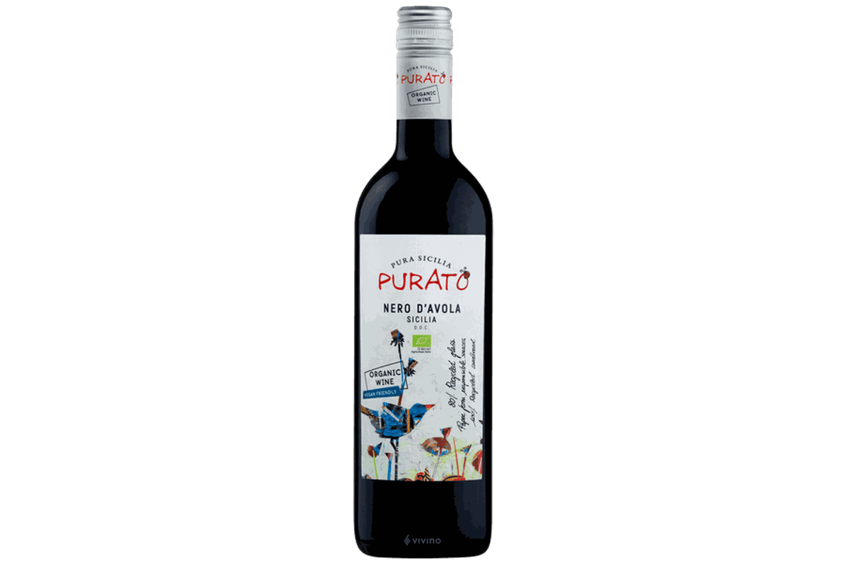 Purato Organic Nero D'avola 750ml