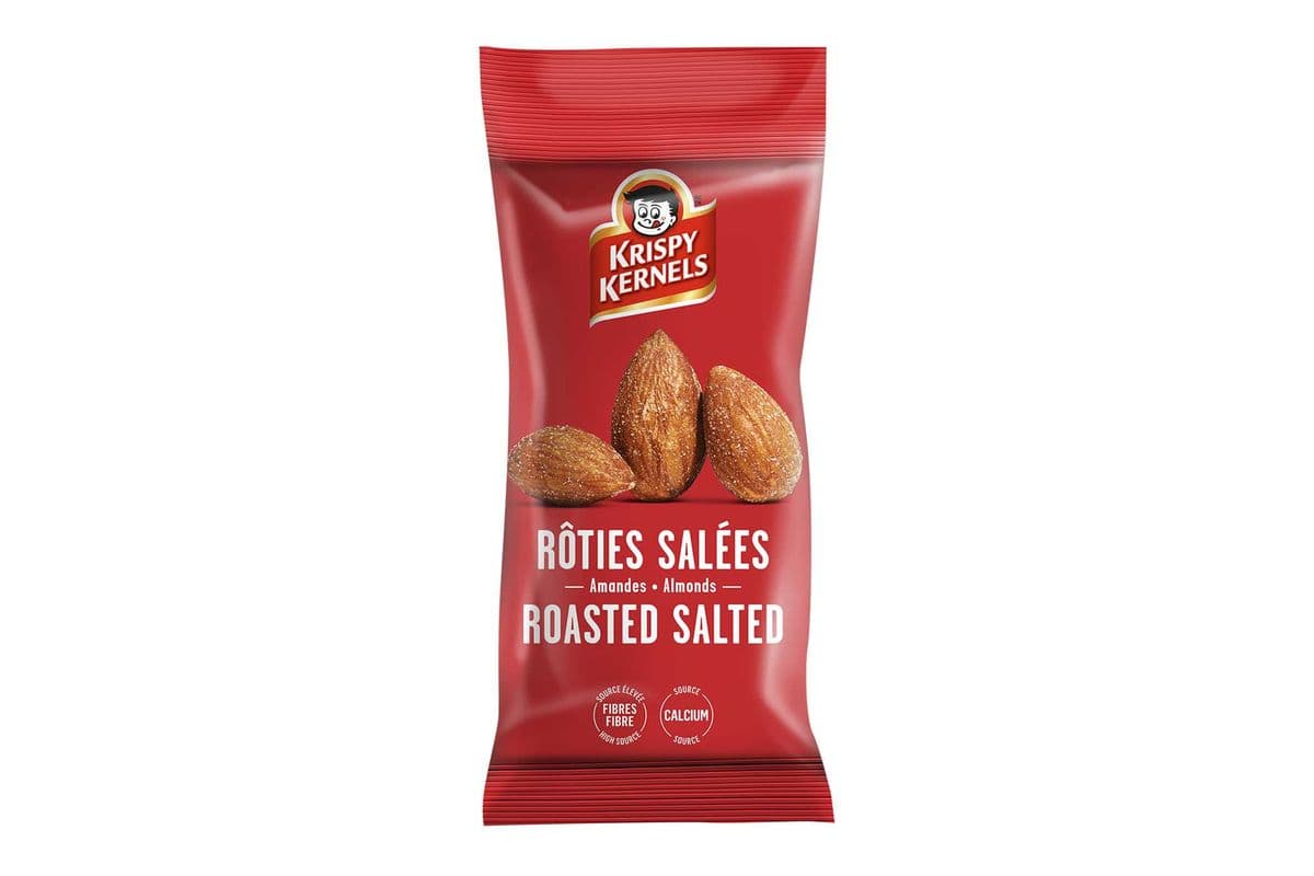 Krispy Kernels Roasted Salted Almonds 60g