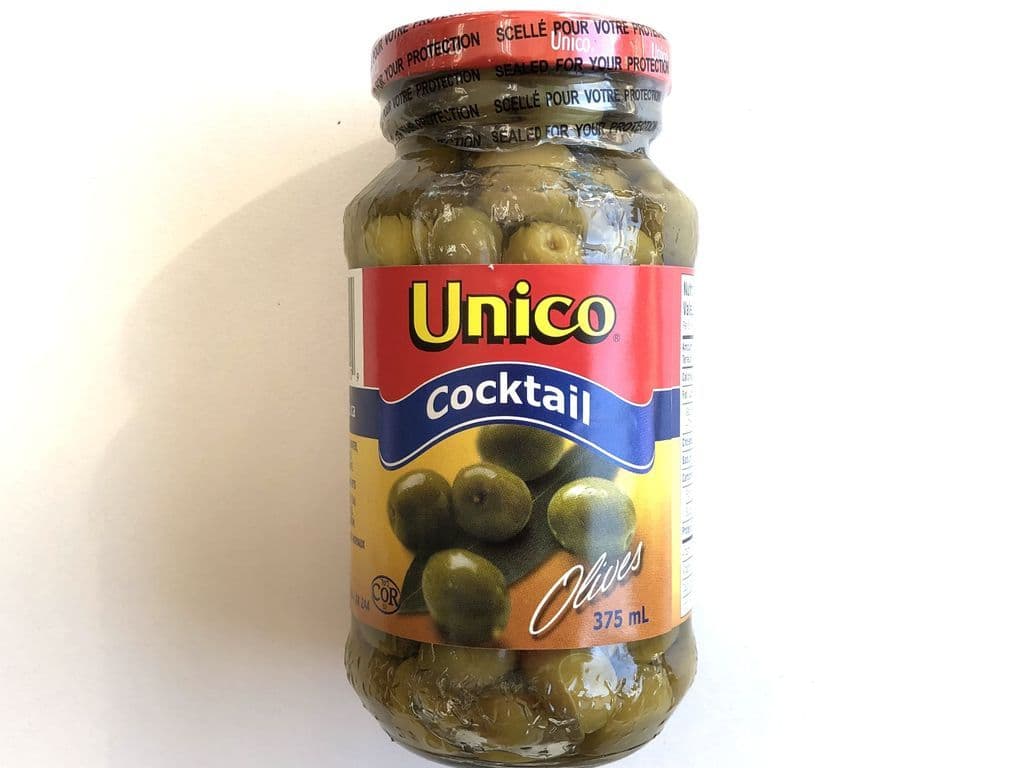 Unico Cocktail Olives (375 ml)