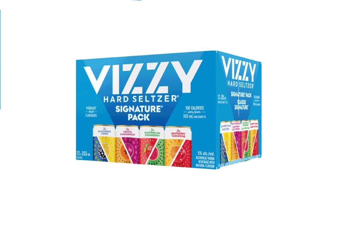 112309 -VIZZY SIGNATURE SELTZER VARIETY PACK (12 x 355ml)