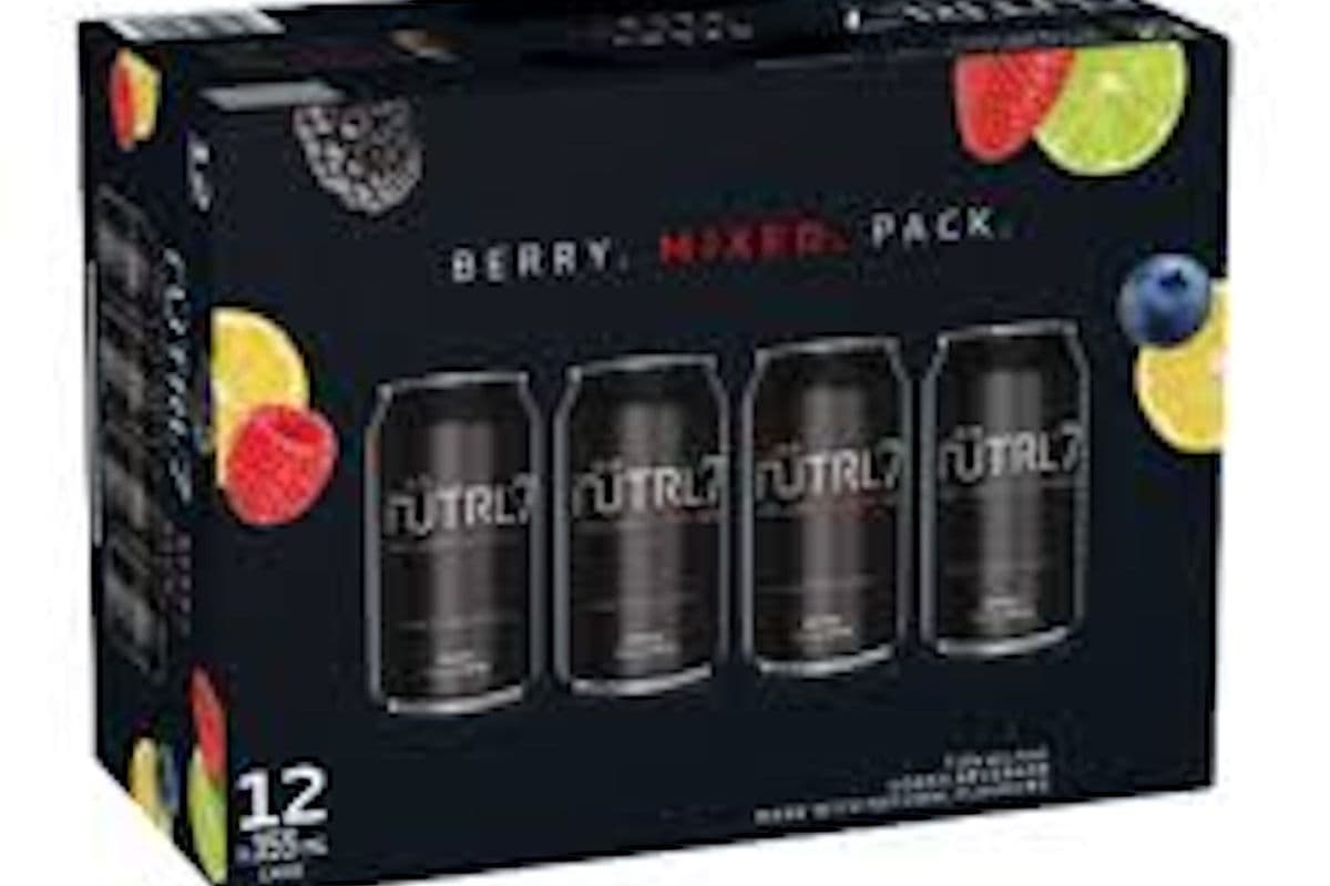 NUTRL Vodka Soda - Berry Mixed 7% (12 x 355ml)