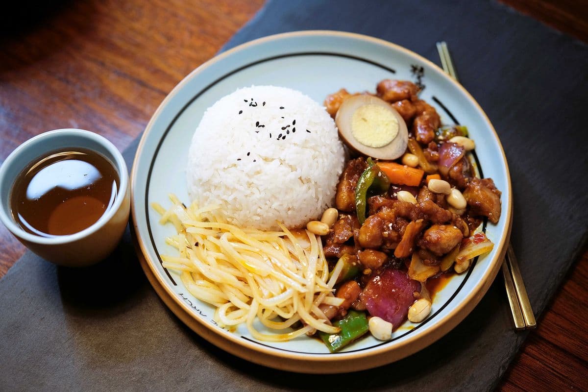 409. 宫保鸡丁 Kung Pao Chicken Bento Box