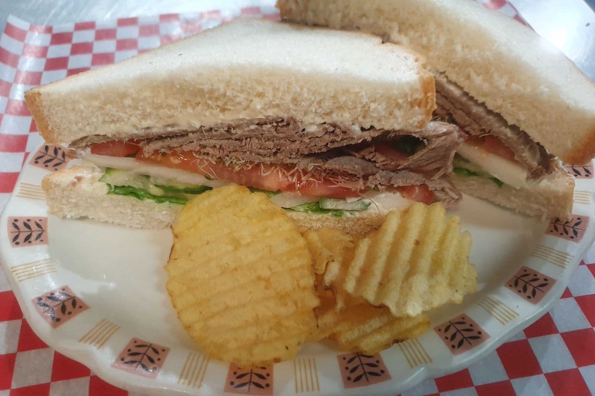 Roast Beef and Cheese Sandwich