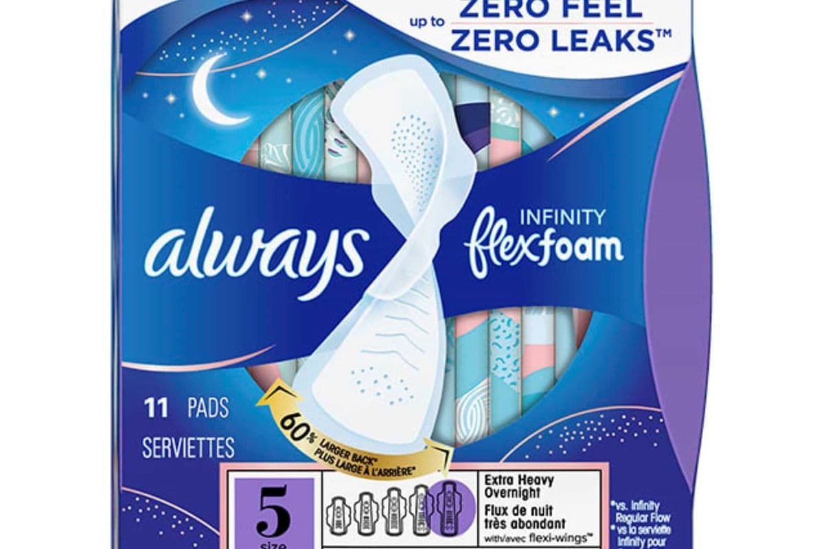 Always - Infinity FlexFoam - Size 5 - 11 Pads