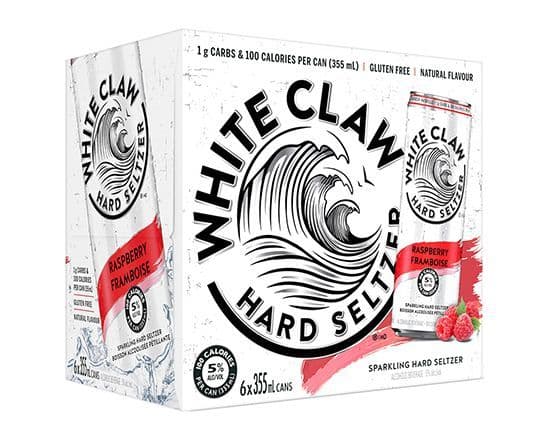 White Claw Raspberry, 6 x 355 ml