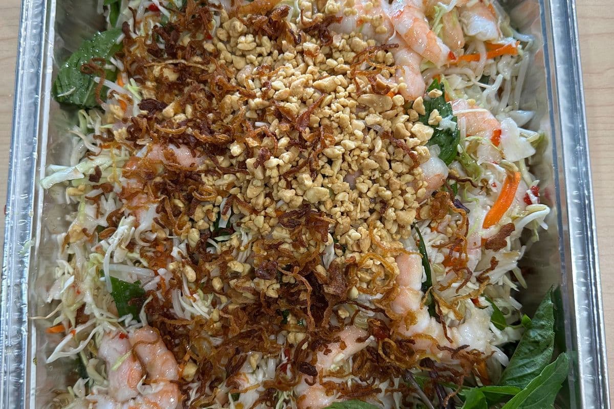 #.PRAWN VEGGI SALAD -GỎI TÔM 🍤