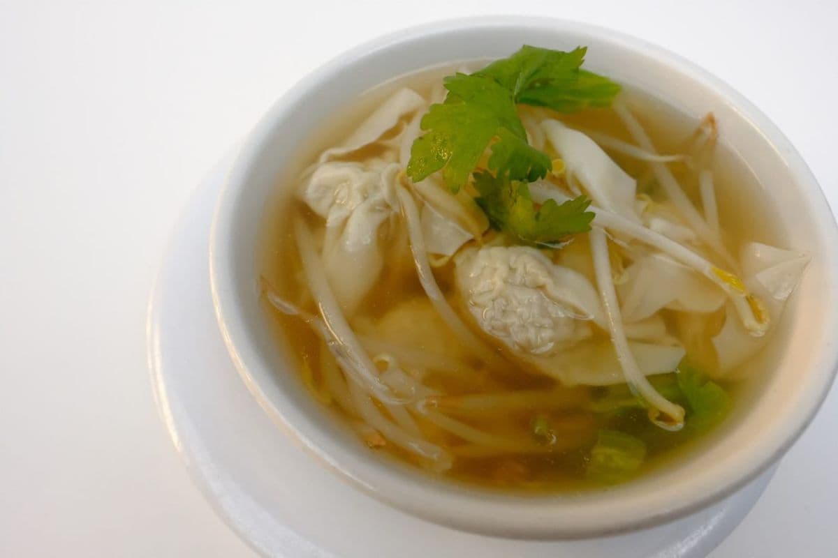 Chicken Lemongrass Dumpling Soup (Wonton)