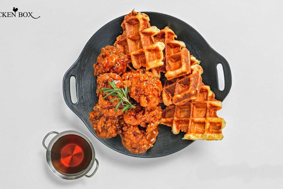 Extra Spicy Chicken and Waffles
