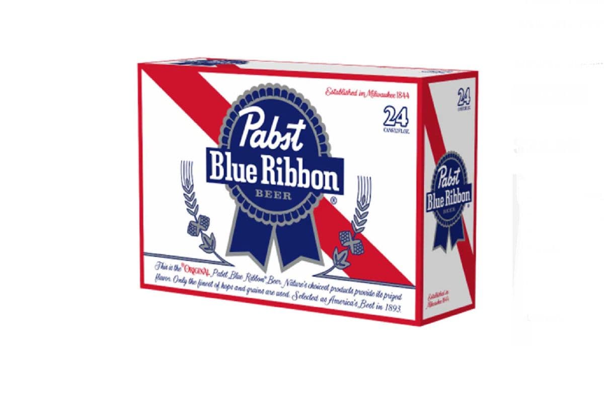 Pabst Blue Ribbon Lager (24 x 355 ml can)