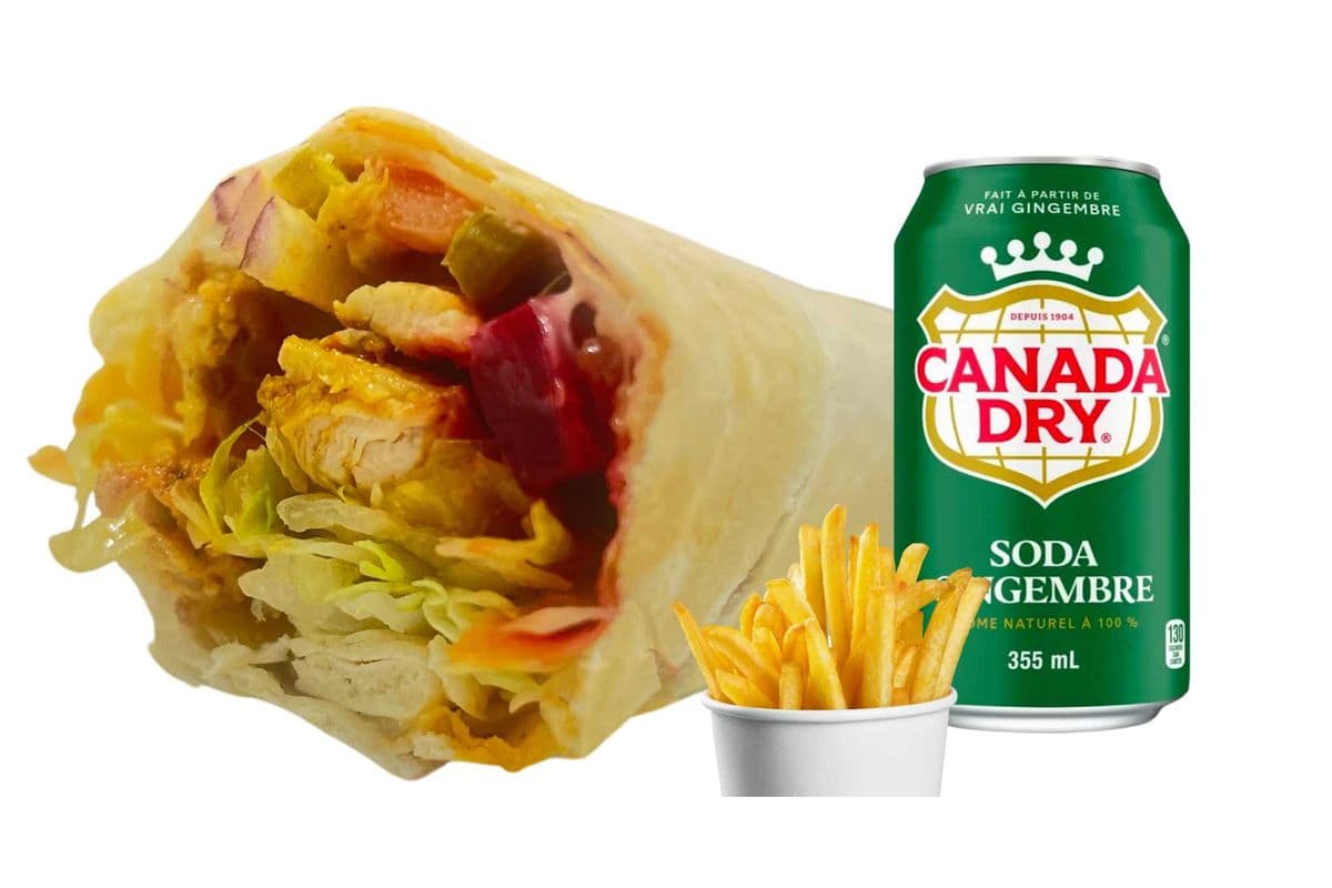 Butter Chicken Shawarma Wrap