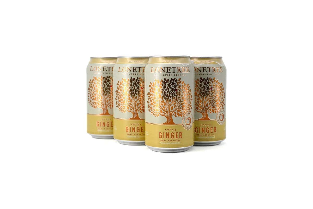 Lonetree Ginger Apple Dry Cider (6 Pack) (1 x 355ML)