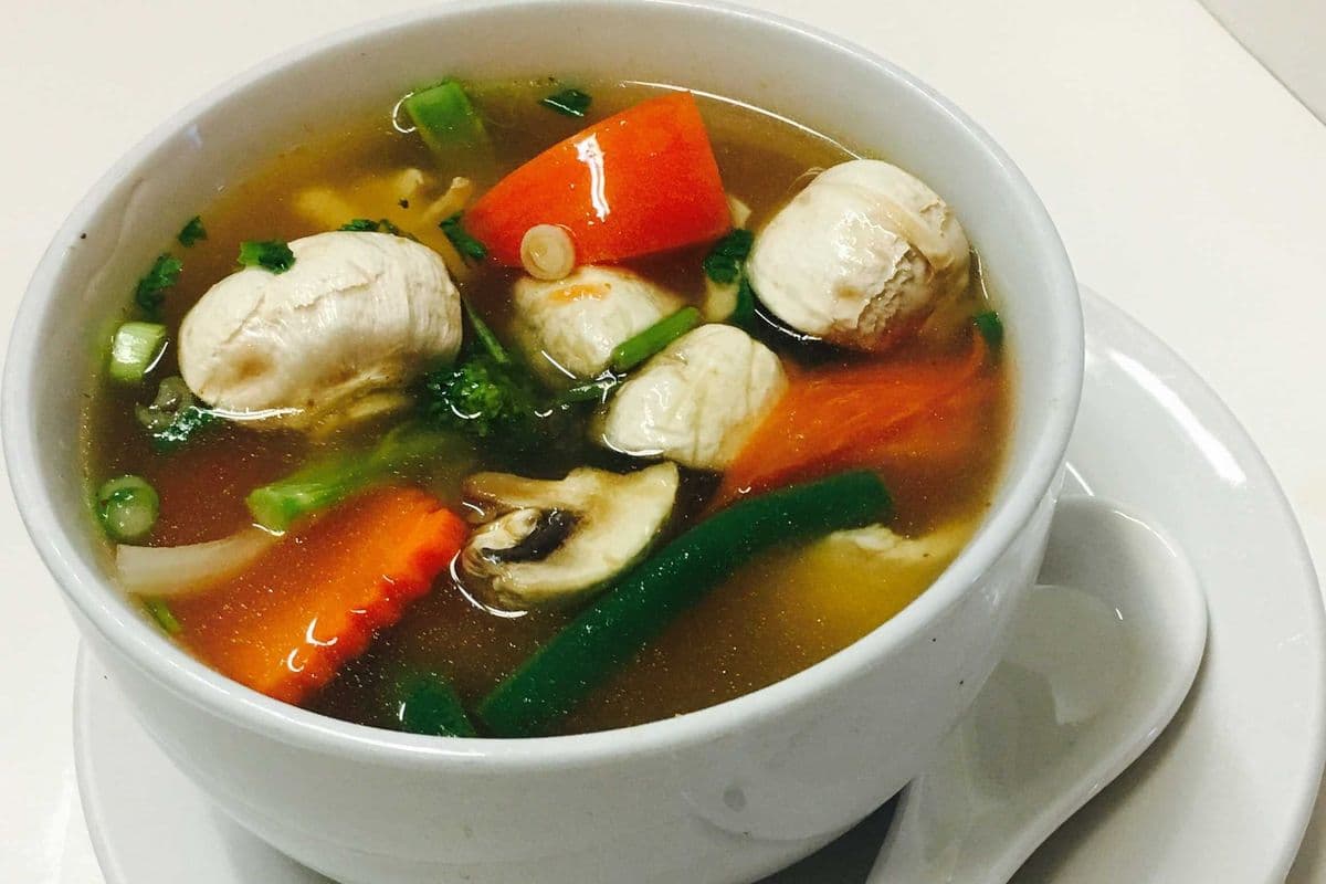 17. Thai Lemongrass Soup - Tom Yum
