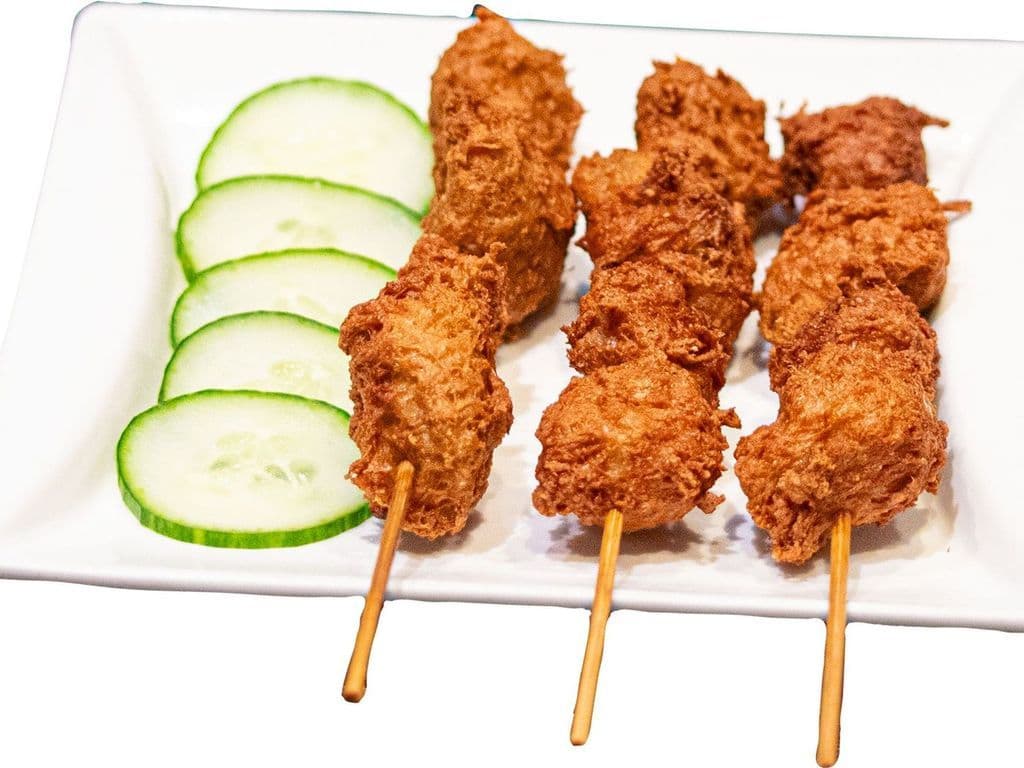 A10 Soy Fritters Skewer黃薑串燒
